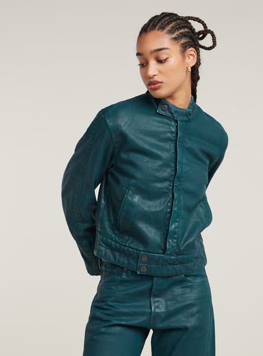 Short Moto Jacket